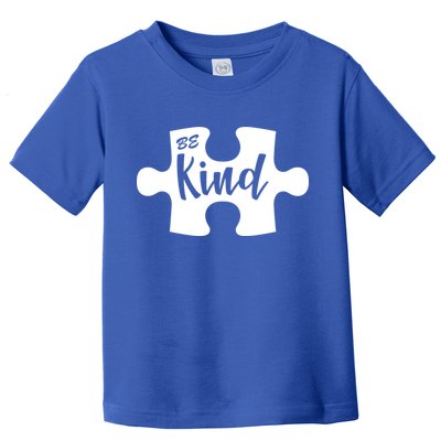 Be Kind Autism Awareness Puzzle Toddler T-Shirt