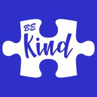 Be Kind Autism Awareness Puzzle Womens T-Shirt