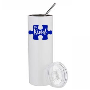 Be Kind Autism Awareness Puzzle Stainless Steel Tumbler