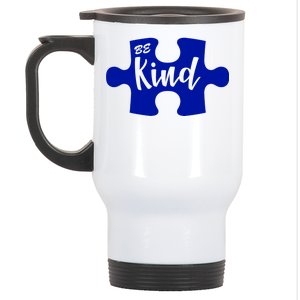 Be Kind Autism Awareness Puzzle Stainless Steel Travel Mug