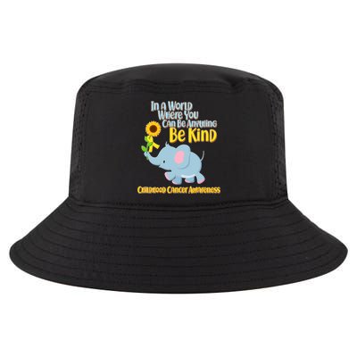 Be Kind Childhood Cancer Awareness Cool Comfort Performance Bucket Hat