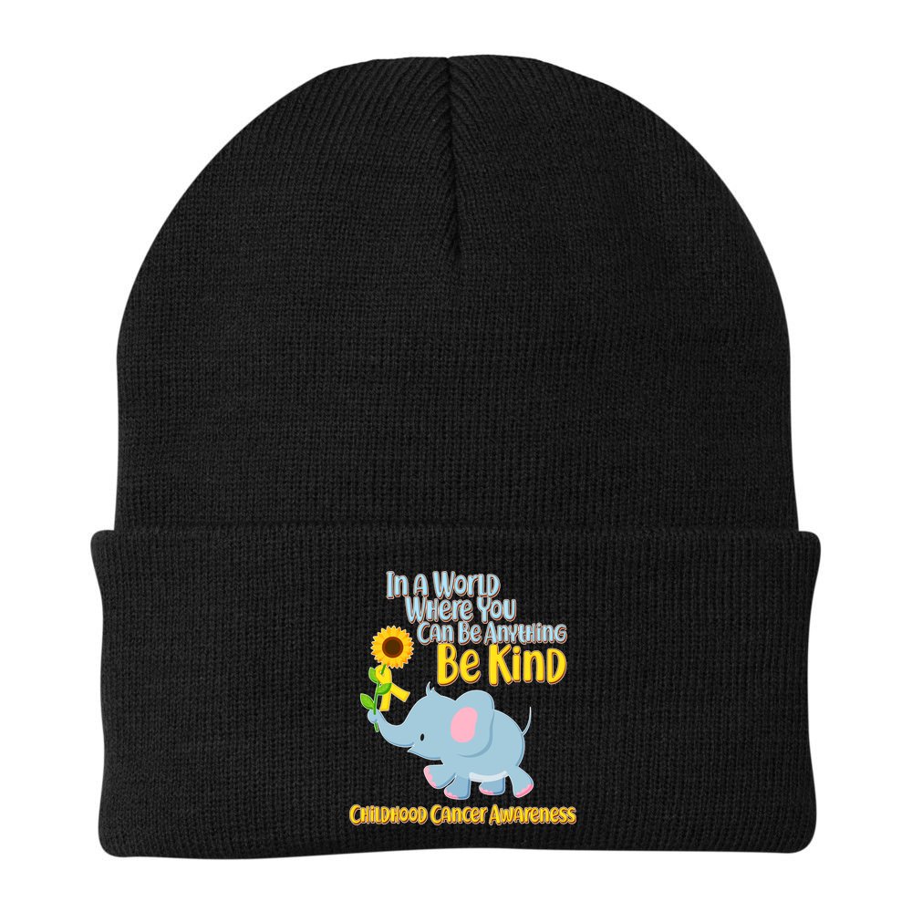 Be Kind Childhood Cancer Awareness Beanie