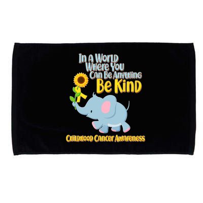 Be Kind Childhood Cancer Awareness Microfiber Hand Towel