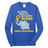 Be Kind Childhood Cancer Awareness Long Sleeve Shirt