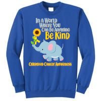 Be Kind Childhood Cancer Awareness Sweatshirt