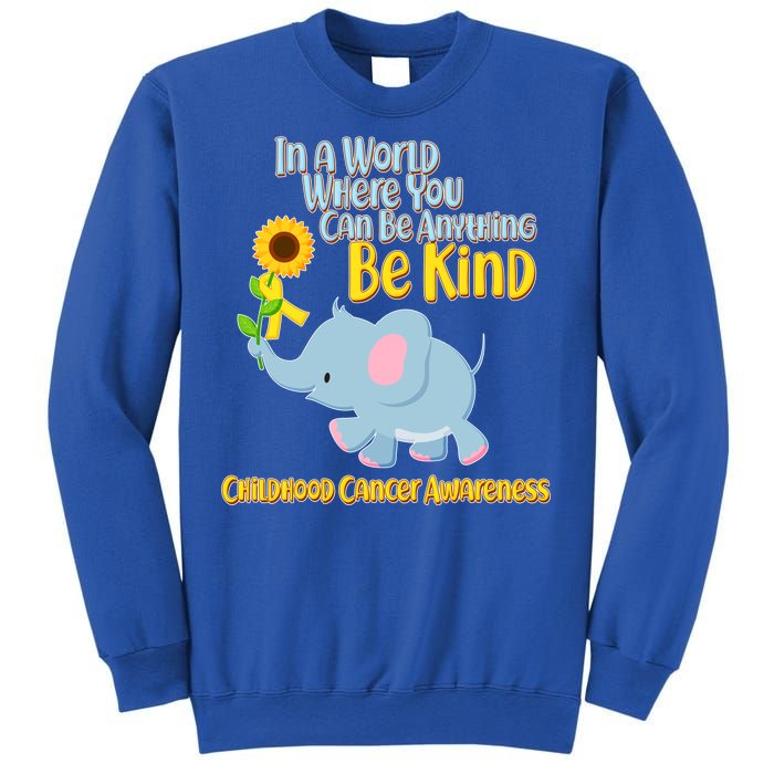 Be Kind Childhood Cancer Awareness Sweatshirt