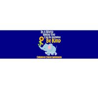 Be Kind Childhood Cancer Awareness Bumper Sticker