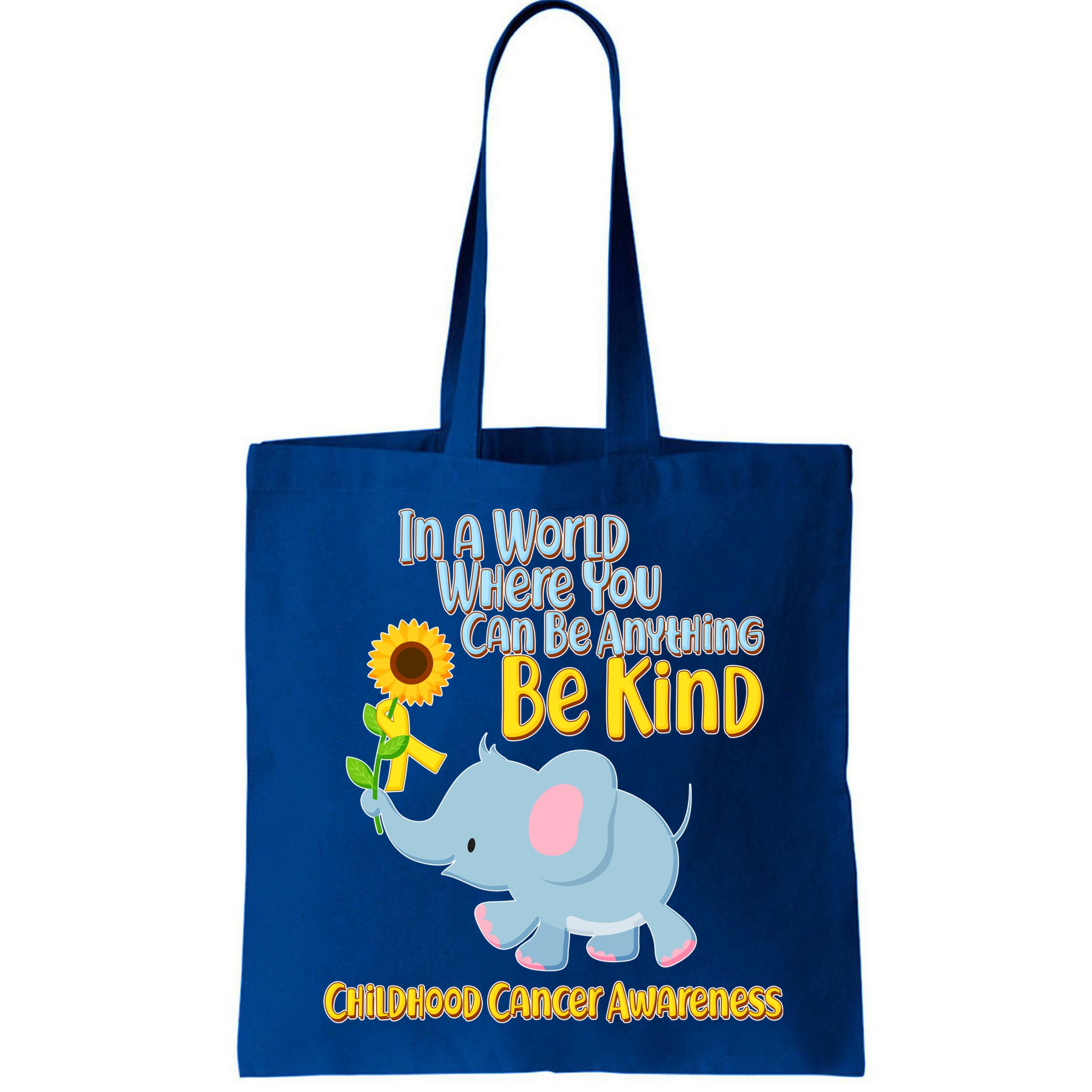 Be Kind Childhood Cancer Awareness Bag