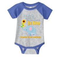 Be Kind Childhood Cancer Awareness Infant Baby Jersey Bodysuit