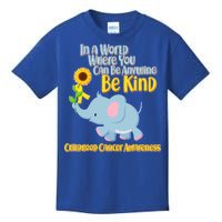 Be Kind Childhood Cancer Awareness Kids T-Shirt