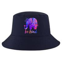 Be Kind Colorful Painted Elephant Cool Comfort Performance Bucket Hat