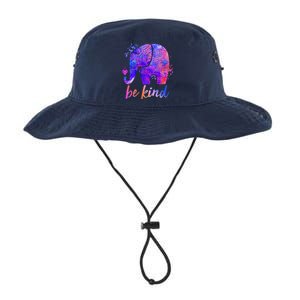 Be Kind Colorful Painted Elephant Legacy Cool Fit Booney Bucket Hat