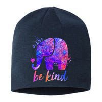 Be Kind Colorful Painted Elephant Sustainable Beanie