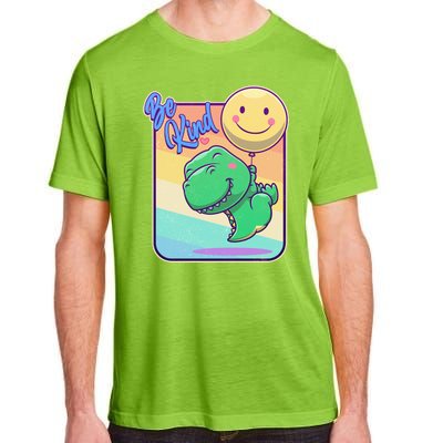 Be Kind Cute Happy TRex Dino Smiley Balloon Adult ChromaSoft Performance T-Shirt