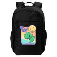 Be Kind Cute Happy TRex Dino Smiley Balloon Backpack