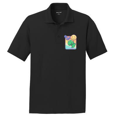 Be Kind Cute Happy TRex Dino Smiley Balloon PosiCharge RacerMesh Polo