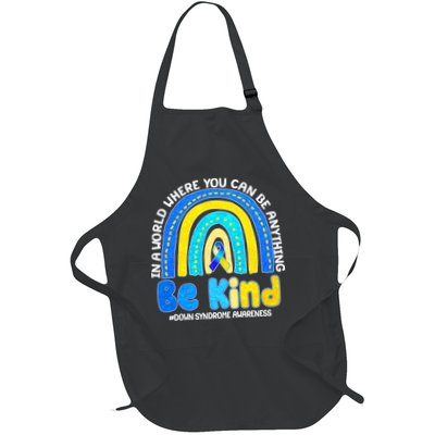 Be Kind Down Syndrome Awareness Rainbow Apron