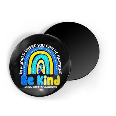 Be Kind Down Syndrome Awareness Rainbow Magnet