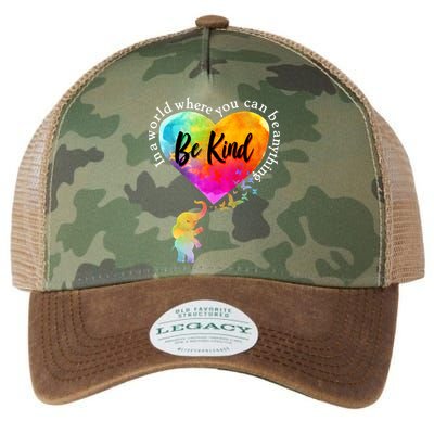 Be Kind Elephant Heart Legacy Tie Dye Trucker Hat