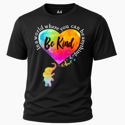 Be Kind Elephant Heart Cooling Performance Crew T-Shirt