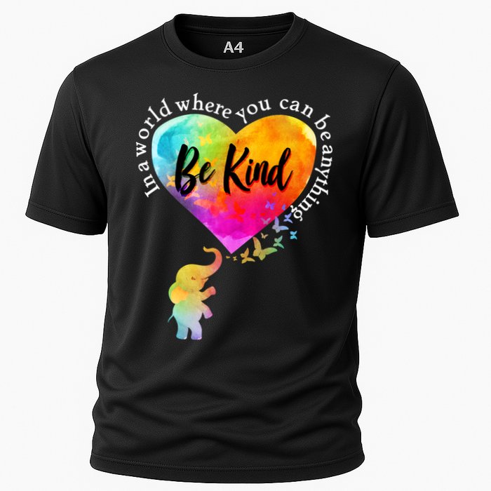 Be Kind Elephant Heart Cooling Performance Crew T-Shirt