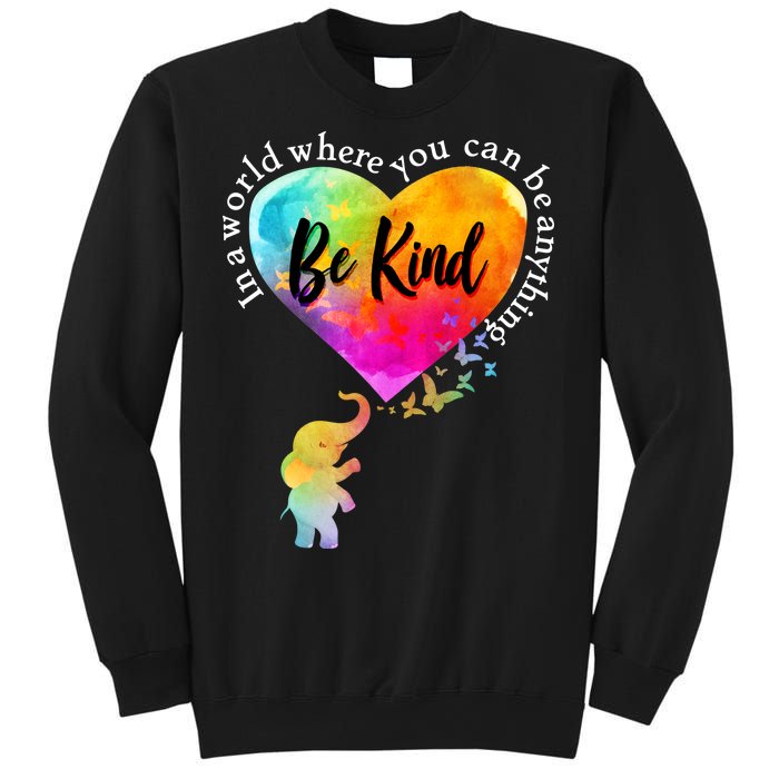 Be Kind Elephant Heart Sweatshirt