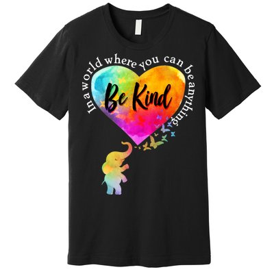 Be Kind Elephant Heart Premium T-Shirt