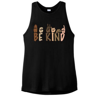 Be Kind Melanin Ladies PosiCharge Tri-Blend Wicking Tank