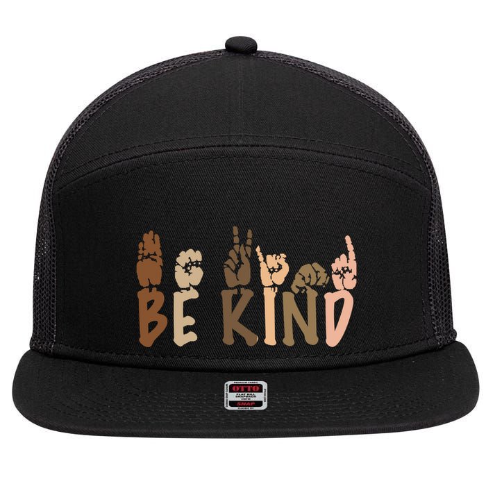 Be Kind Melanin 7 Panel Mesh Trucker Snapback Hat
