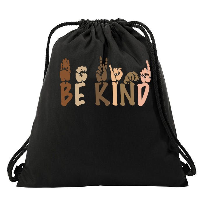 Be Kind Melanin Drawstring Bag