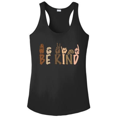 Be Kind Melanin Ladies PosiCharge Competitor Racerback Tank