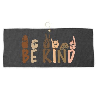 Be Kind Melanin Large Microfiber Waffle Golf Towel