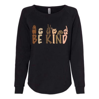 Be Kind Melanin Womens California Wash Sweatshirt