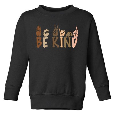 Be Kind Melanin Toddler Sweatshirt