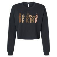 Be Kind Melanin Cropped Pullover Crew