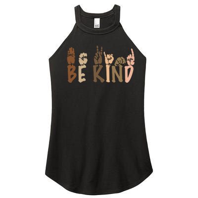 Be Kind Melanin Women’s Perfect Tri Rocker Tank