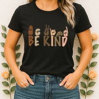 Be Kind Melanin Womens T-Shirt