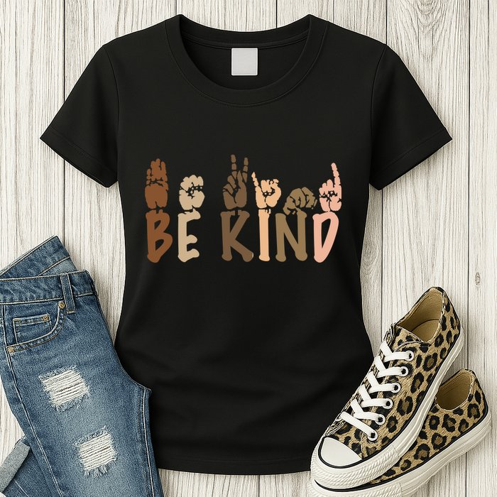 Be Kind Melanin Womens T-Shirt