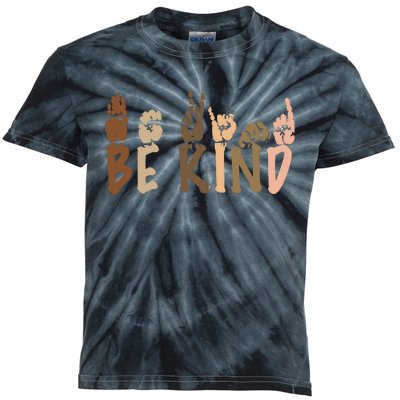 Be Kind Melanin Kids Tie-Dye T-Shirt