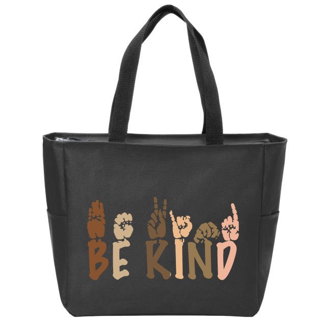 Be Kind Melanin Zip Tote Bag