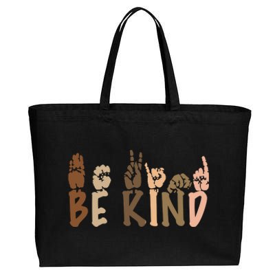 Be Kind Melanin Cotton Canvas Jumbo Tote