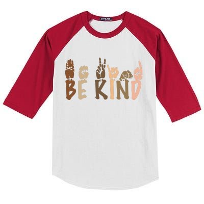 Be Kind Melanin Kids Colorblock Raglan Jersey