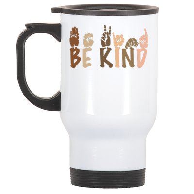 Be Kind Melanin Stainless Steel Travel Mug