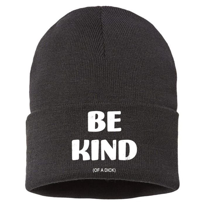 Be Kind Of A Dick Vintage Sustainable Knit Beanie