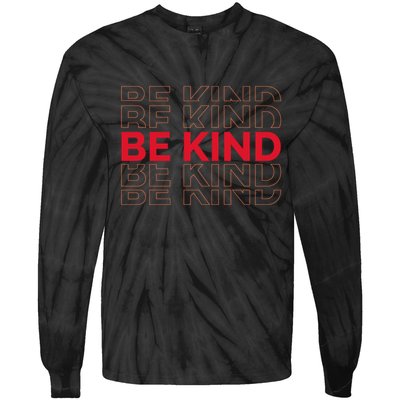 Be Kind Repeat Tie-Dye Long Sleeve Shirt