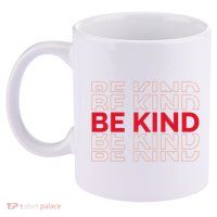Be Kind Repeat 11oz C Handle Ceramic Mug