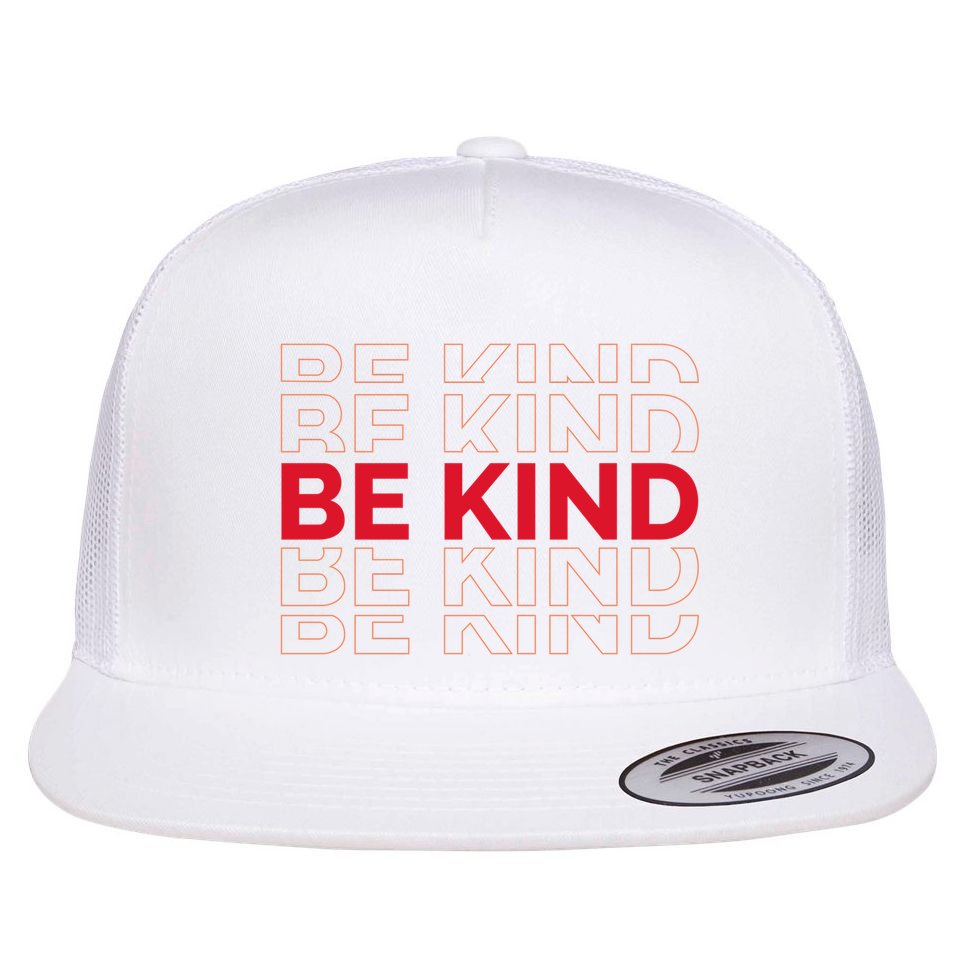 Be Kind Repeat Flat Bill Trucker Hat