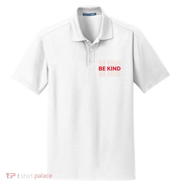 Be Kind Repeat Dry Zone Grid Polo