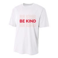 Be Kind Repeat Youth Performance Sprint T-Shirt