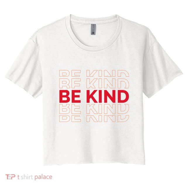 Be Kind Repeat Crop Top